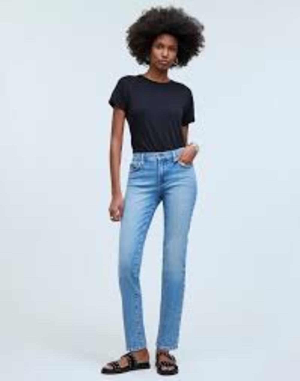 Madewell Perfect Vintage Jean Size 25 Light Blue Wash High Rise